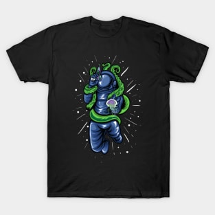 Octopus Vs Astronaut T-Shirt
